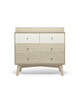 Coxley - Natural White 2 Piece Cotbed Set with Dresser Changer image number 3